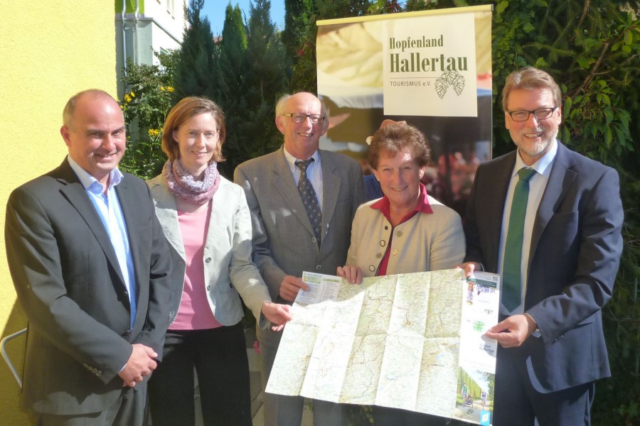 Vorstellung der Radkarte Hallertauer Hopfentour Landkreis Pfaffenhofen