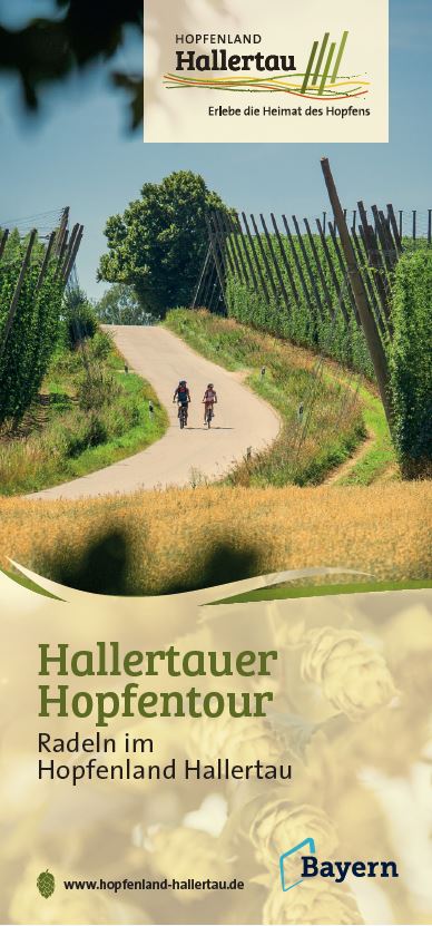 Titel Karte Hallertauer Hopfentour