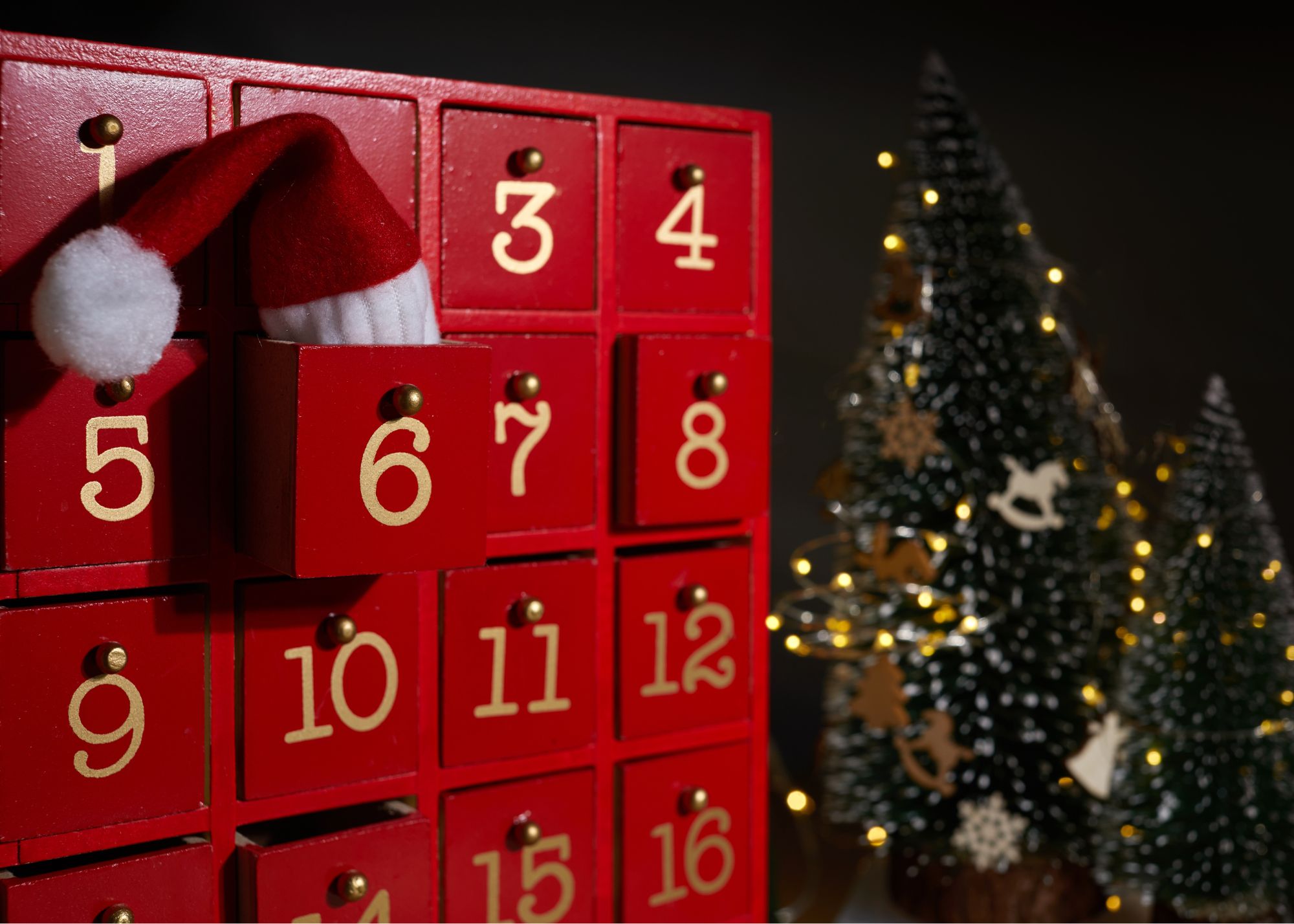 Roter Adventskalender