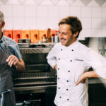 Johannes Bogenrieder mit seinem Vater